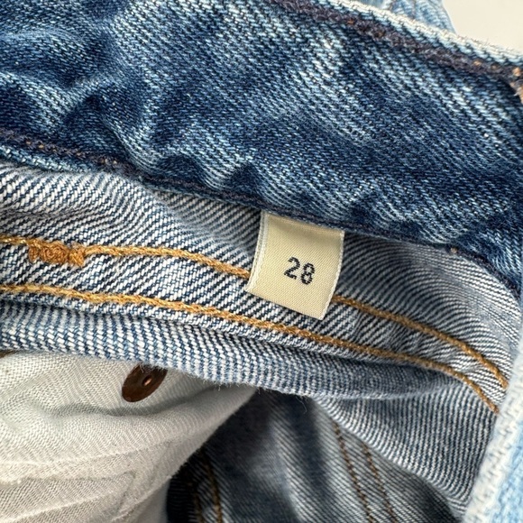 Citizens Of Humanity Charlotte Crop High Rise Straight Vintage Jean Shorts - Picture 10 of 12